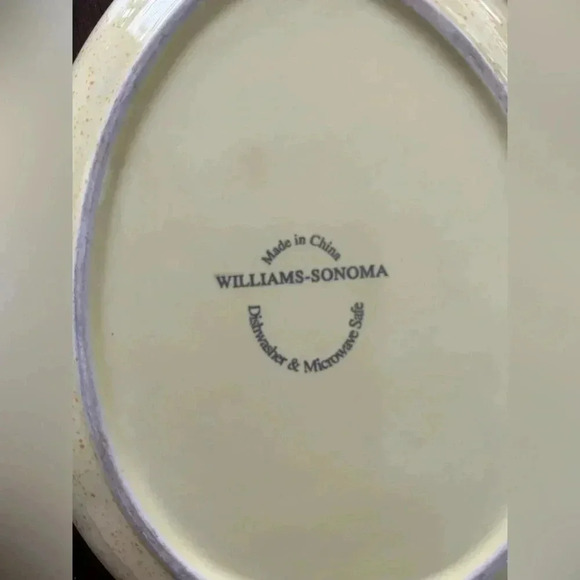 Williams-Sonoma Easter Speckled Egg Plates set of 2. Yellow & Blue. Like new. - Picture 5 of 5